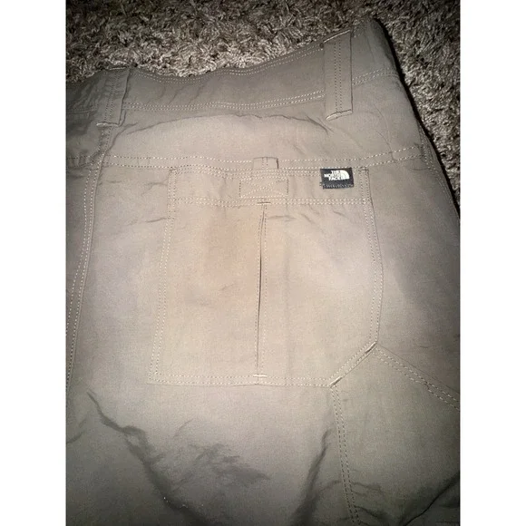 The North Face Men's Green Slash‎ Pocket Outdoor Casual Cargo Shorts Size 36 - Picture 5 of 7